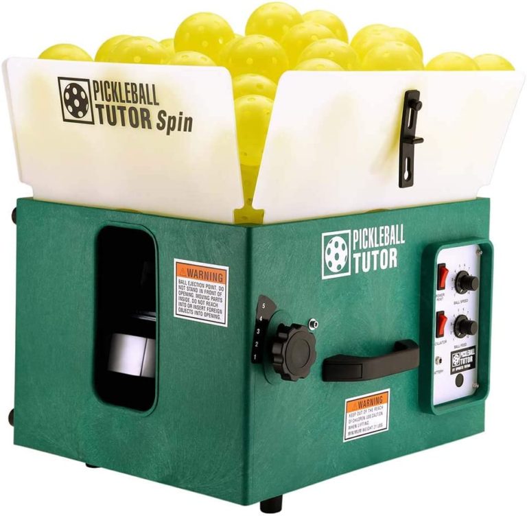 PICKLEBALL TUTOR SPIN BALL MACHINE