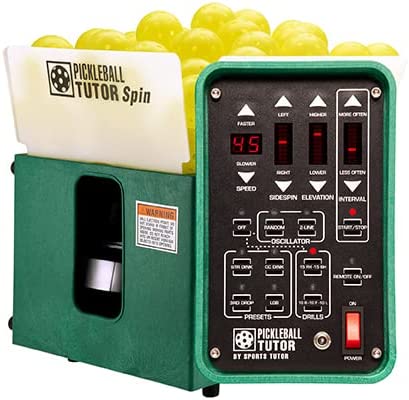 PICKLEBALL TUTOR SPIN ULTRA BALL MACHINE