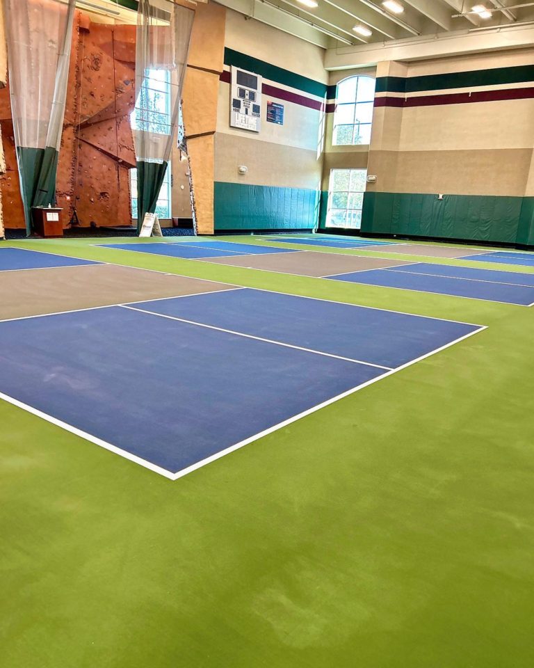 Pickleball court construction